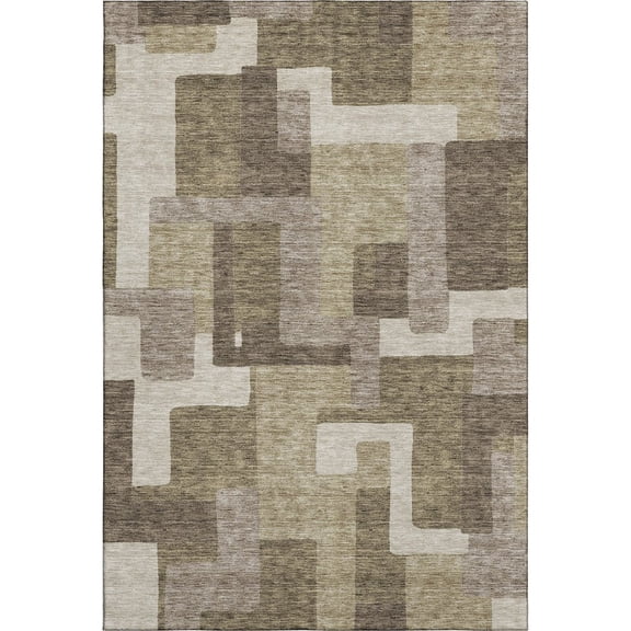Dalyn Rugs Premium Machine Washable Mayfield AMF740 Brown 2'6" x 3'10" Rug