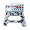 thumbnail image 2 of 9" Folding Decorated Step Stool, 2 of 3