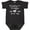 Black Leopard, variant on Grandma and Grandpa Love Me Heart Grandchild Boys or Girls Baby Bodysuit