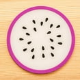 thumbnail image 2 of Ludlz Silicone Drink Coasters Set of 1/5, Jelly Color Fruit Shape Non-Slip Cup Coasters, Heat Resistant Cup Mate, Soft Coaster for Tabletope Protection, Furniture from Damage, 2 of 8