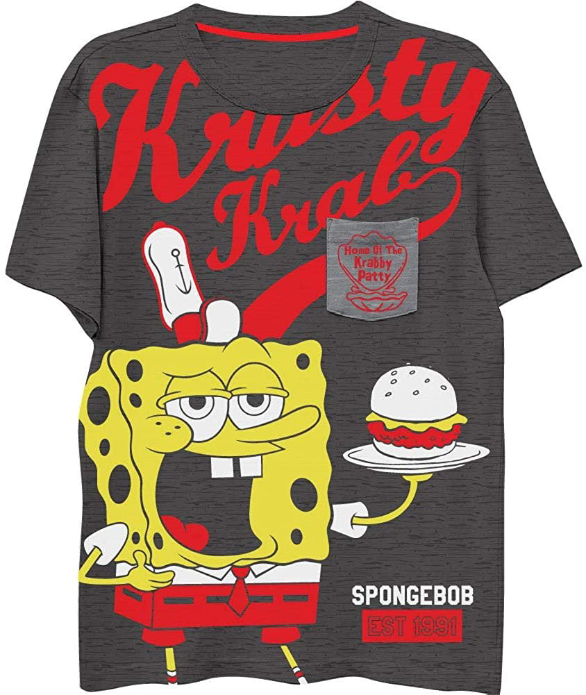 SpongeBob Shirt SpongeBob shirt for adult Krabby Patty Shirt SpongeBob shirt for men Gifts For Her Gifts For Him SpongeBob Patrick