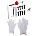 thumbnail image 1 of Leakproof Tire Valve Change Tool Quick Change Tire Valve Repair Install Tool for Replacing Leaky Valves in Cars, ATVs, Trucks with TR413 TR414 - Tire Repair Tools 24PCS, 1 of 7