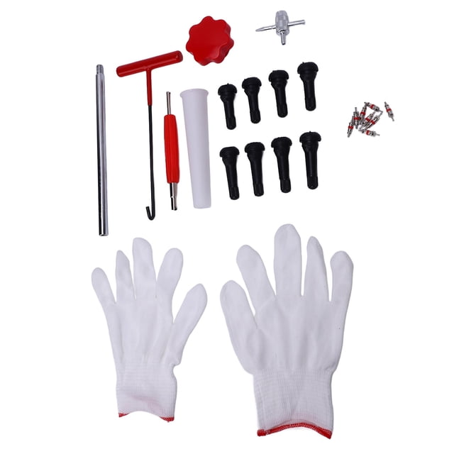 Leakproof Tire Valve Change Tool Quick Change Tire Valve Repair Install Tool for Replacing Leaky Valves in Cars, ATVs, Trucks with TR413 TR414 - Tire Repair Tools 24PCS