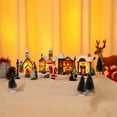 thumbnail image 5 of Travelwant 10Pcs/Set Christmas Village - LED Lighted Christmas Village Houses with Figurines, Christmas Village Collection Indoor Room Decor, 5 of 7