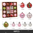 thumbnail image 1 of 44Pcs Mixed Christmas Balls Baubles Xmas Tree Ornament Christmas Home Decoration, 1 of 4