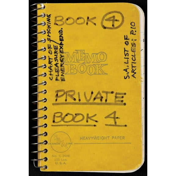 Lee Lozano: Private Book 4, (Spiral-Bound)