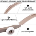 thumbnail image 2 of 2pcs Microwave Glass Turntable Plate Support Wheel Ring Turntable Holder, 2 of 3