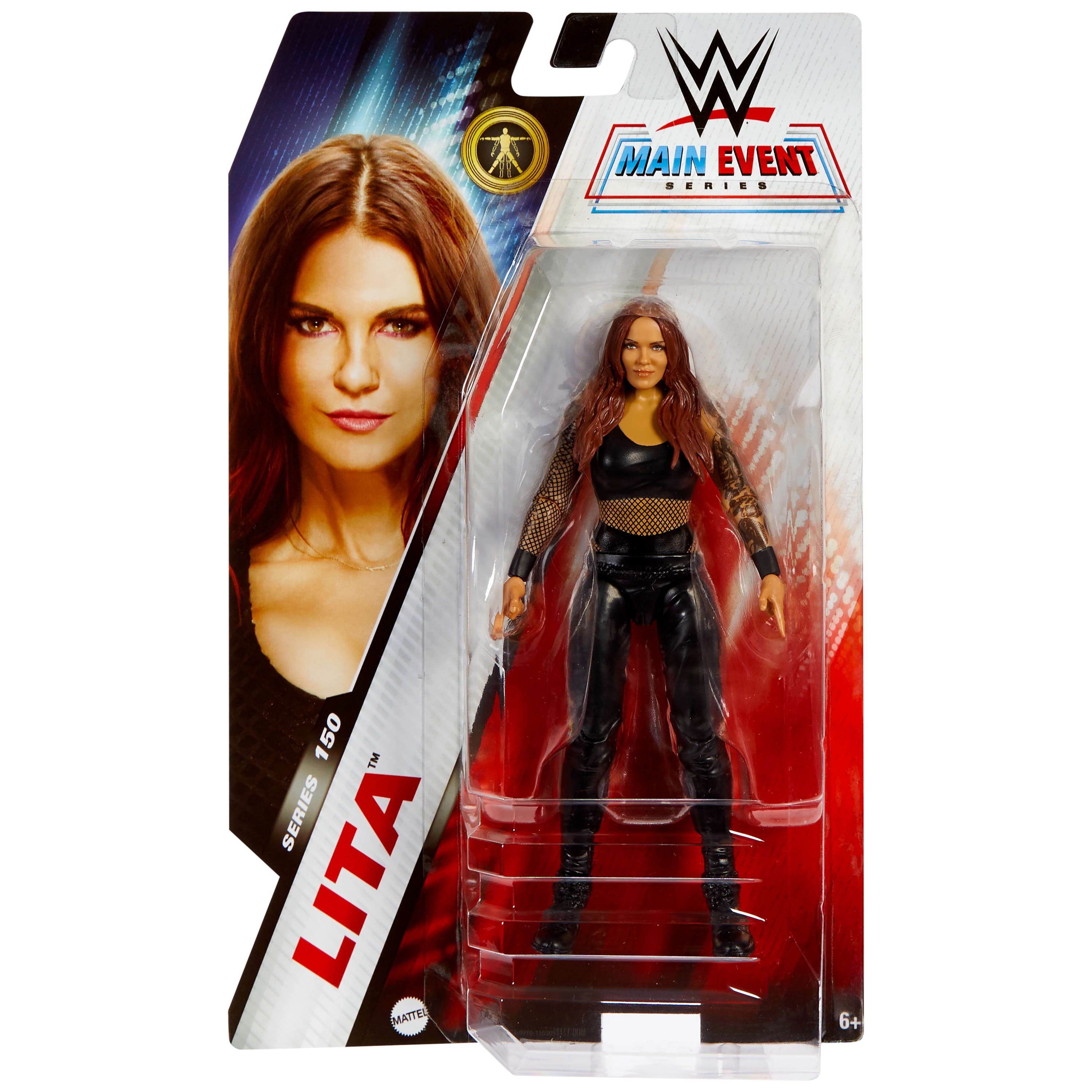 WWE Lita Action Figure, 6-inch Collectible Superstar with