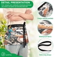 thumbnail image 6 of Koi Fish and Pebbles Multi Pocket Short Apron Waterproof, Adjustable 96.5in Belt for various occasions, 6 of 7