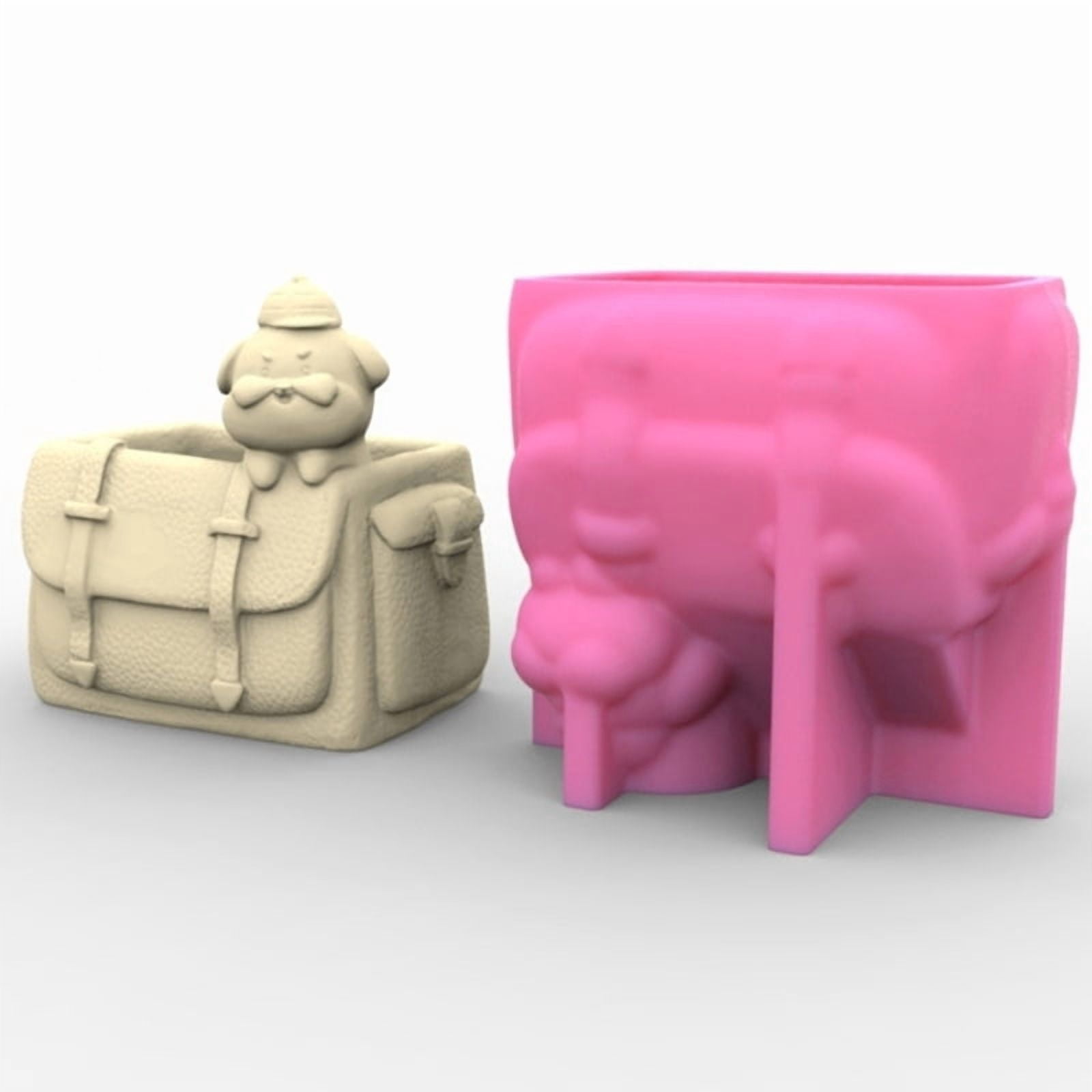 Succulent Plant Pots Silicone Mold Jewelry Storage Boxes Resin Mold DIY Concrete Flower Pot Pen Holder Mold Home Decor