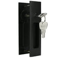 thumbnail image 2 of Door Lock Set Sliding Door Lock Bathroom Door Lock Sliding Door Lock Handle Door Accessory Zinc Alloy Sliding Door Lock Latch Handle Set Bathroom Balcony Cabinet Door Hardware, 2 of 8