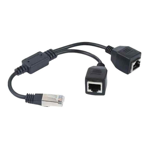 4XEM 2-to-1 RJ45 Splitter Cable Adapter F/M- CAT5E 4XCAT5ESPLITTER