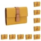 thumbnail image 2 of Minnieouse Monedero de mujer Trifold Zipper Hasp Titular de la tarjeta elegante Compartimiento de efectivo Carpeta de fotos Billetera Notecase Amarillo 10Conjunto, 2 of 6