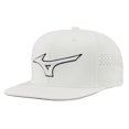 thumbnail image 1 of Gorra de béisbol Mizuno Tour Flat Snapback para mujer, blanco/blanco, 1 of 2