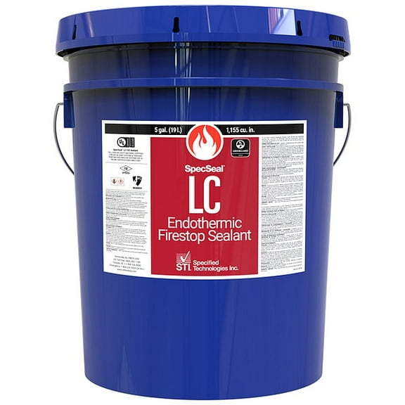 Specseal Fire Barrier Sealant,5 gal.,Red LC155