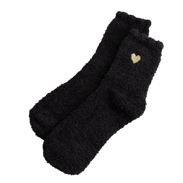 Calcetines de piso para el hogar Calcetines para dormir calcetines de tubo de medio terciopelo