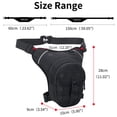thumbnail image 4 of Cartuchera para motocicleta JShteea Impermeable transpirable negro, 4 of 9