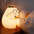 thumbnail image 4 of Duck Animal Pat Lamps Soft Cute Silicone Bedside Light 800mAh para dormitorio Oficina Hugtrwg Para estrenar, 4 of 9