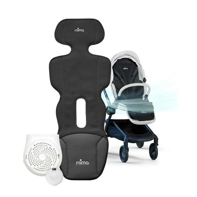 Alfombrilla de refrigeración para cochecito Mima Flo‑Lollipop con ventilador USB para verano