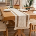 thumbnail image 2 of Farmhouse Rustic Table Runner for Dinning Table Decor with Tassel, 2 of 5