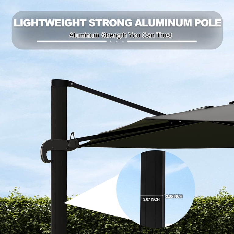 cheap patio umbrellas with stands Flynama Mobile Outdoor Umbrella Stand, Portable Heavy Duty Patio Umbrella Base Only
