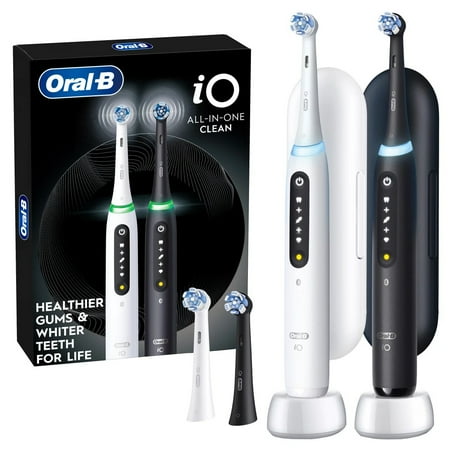Oral-B iO All-in-One Clean Rechargeable Toothbrush, 2 Pack