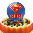 thumbnail image 5 of Acrylic Superman Super Mom Shield Logo Cake Topper Party Decoration for Wedding Anniversary Birthday Graduation, 5 of 7