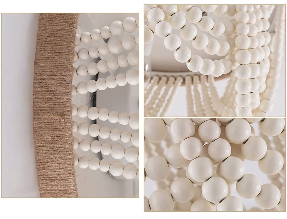 Aiwen Stylish Beads Chandelier, Modern Creative Ceiling Light for Living Room Bedroom Kitchen