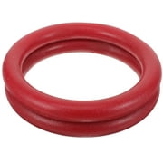Sports Gymnastics Rings for Children and Adults Fitness Entertainment Stretching Exercise Abs 2pcs (red) Hoop Heavy