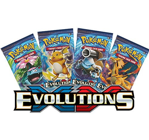 Pokemon Tcg EMPTY XY Evolutions Complete Pack Art All 4 