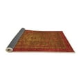 thumbnail image 2 of Ahgly Company Indoor Square Abstract Orange Modern Area Rugs, 5' Square, 2 of 4