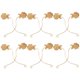 thumbnail image 1 of Nestingho 6Pares Soporte Auxiliar Para Pestañas Con Ergonómico Dorado Para Salón, 1 of 6