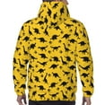 thumbnail image 3 of Bingfone Dinosaur Men's Drawstring Hoodie Long Sleeve Pocket Sweatshirts-Large, 3 of 6
