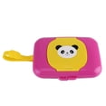 thumbnail image 1 of Baby Travel Stroller, Wet Wipes Box, Tissue Dispenser, Pink and Yellow, 1 of 4