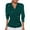 Green, variant on Womens Shirts Elegant Lightweight Sheer Mesh Blouse With Gold Front Buttonless Party Top Trendy V Neck Slim Fit Elegant Tops