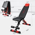 thumbnail image 3 of Wonder Maxi Adjustable Weight Bench Strength Training Foldable Workout Bench Up to 700 lbs(Black), 3 of 6
