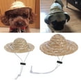 thumbnail image 3 of XISAOK Fashion for Cat Dog Hat Costume Accessories Cute Straw Cap for Puppy Kitten S/L, 3 of 13