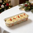 thumbnail image 5 of Clode Christmas Tin Foil Containers with Lid – Rectangular Disposable Aluminum Foil Pans & Foil Treat Containers for Leftover Food Storage, Cookie Tins, Christmas Party Baking, Cooking & Roasting, 5 of 8