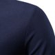 thumbnail image 5 of pstuiky camisa de manga larga para hombre, Blusa/camisa de manga larga con cuello vuelto y botones ajustados para hombre Tops de hombre m, 5 of 8
