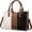 Black-white-brown, variant on Handbag Purses for Women, Vintage Leather Crossbody Bag, Shoulder Handbag, Ladies Fasion Satchel Churches for Work Shopping Dating