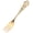 Golden Type 2, variant on Homelife Relief Pattern Coffee Spoon Rust-resistant Stainless Steel School Canteen Dessert Fork for Restaurant