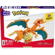 MEGA Pokemon Charizard Building Set (222 Pieces) with 1 Action Figure for Boys and Girls