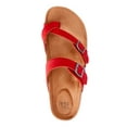 thumbnail image 4 of Time and Tru Women’s Toe Thong Footbed Slide Sandals, Wide Width Available, 4 of 5