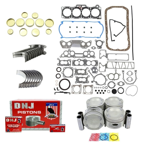 DNJ EK408 Engine Rebuild Kit Fits Cars & Trucks 1987-1993 Mazda B2200 2.2L SOHC L4 8V 2184cc