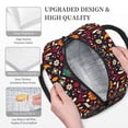 thumbnail image 3 of Fotbe Colorful Mexican2 Pattern Lunch Bag, Insulated Lunch Box, Small Leakproof Cooler Food Lunch Containers Reusable High Capacity Lunch Tote Bags for Work, Travel, Outdoor, 3 of 6