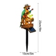 thumbnail image 7 of Solar-Powered Parrot Garden Light, Whimsical Yard Decor and Patio with Lamp, Waterproof Patio Decorations for Lawn, Backyard, Pool, Party (Style G), 7 of 7