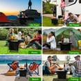 thumbnail image 6 of Portable Camping Side Table with Storage Bag, VECUKTY Ultralight Aluminum Folding Beach Table with Carry Bag for Outdoor Cooking, Picnic, Camp, Boat, Travel,S, 6 of 10