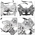 thumbnail image 3 of Unique Bargains 1 Pc Eagle Party Mask Silver Tone Plastic, 3 of 5