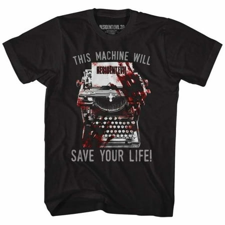 - Resident Evil Gaming Save! Adult Short Sleeve T Shirt