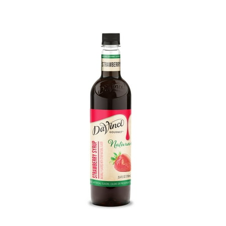 DaVinci Gourmet Naturals Strawberry Syrup, 750 ml